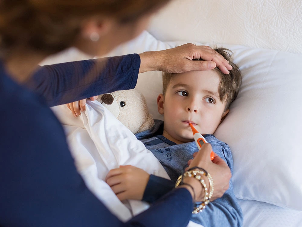 fever in child at night home remedies and care tips